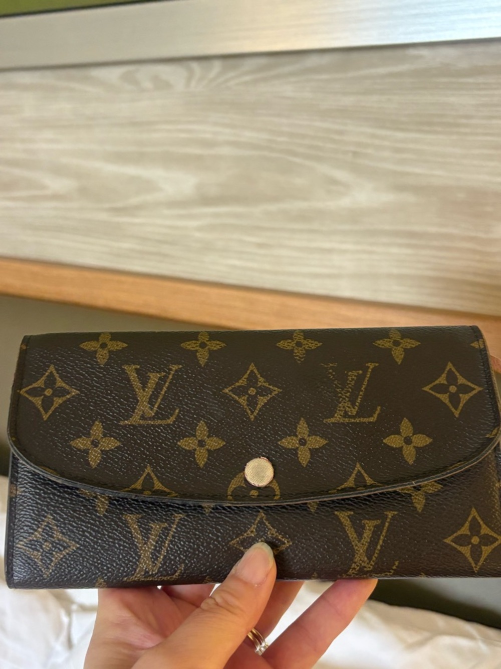 Auth Louis Vuitton Emilie Wallet Rose Ballerine - Picture 2 of 13